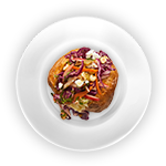 Baked Potatoes With Coleslaw 